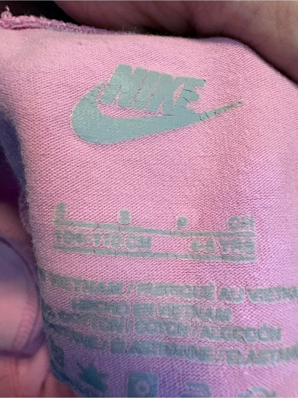 Nike Pink Girls' Athletic Bike Shorts - Picture 2 of 2